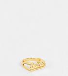Image Gang Adjustable Taurus Horoscope Ring In Gold Plate