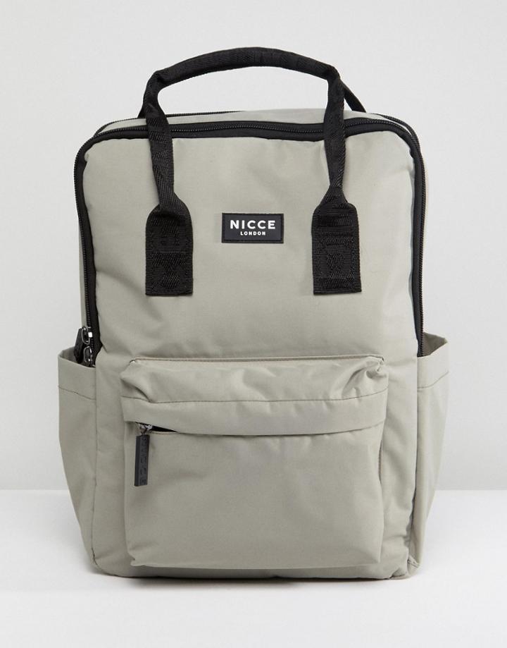 Nicce London Retro Backpack In Teal - Green