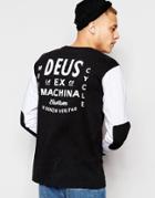 Deus Ex Machina Long Sleeve T-shirt With Back Print