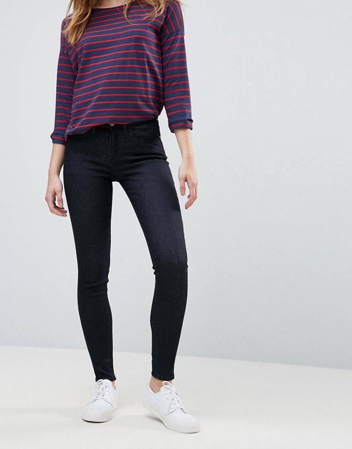 Wrangler High Waist Skinny Jeans-blue