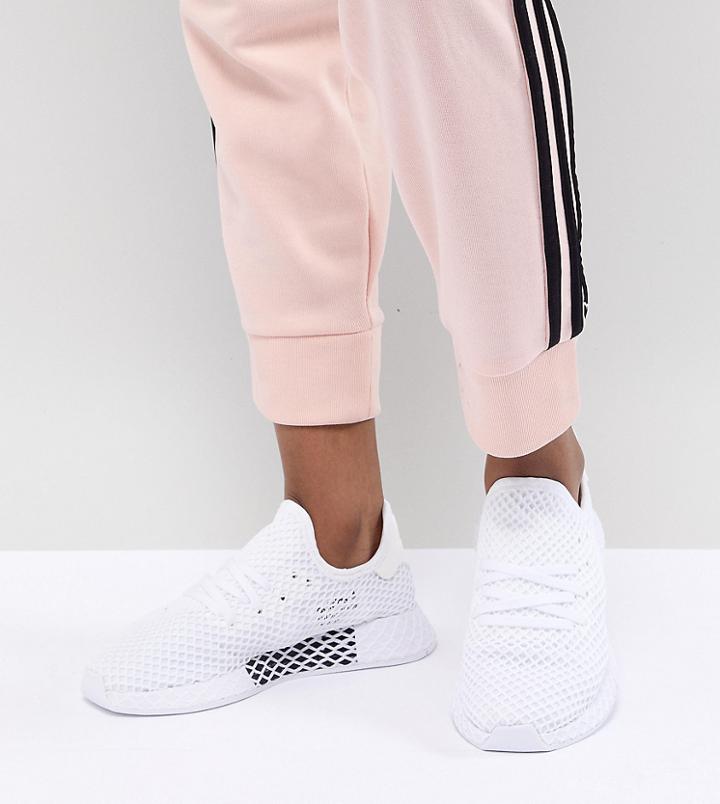 Adidas Originals Deerupt Sneakers In White - White