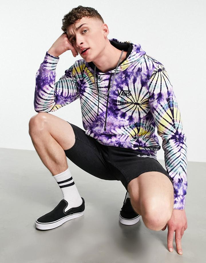 Vans New Age Pullover Tie Dye Hoodie In Purple