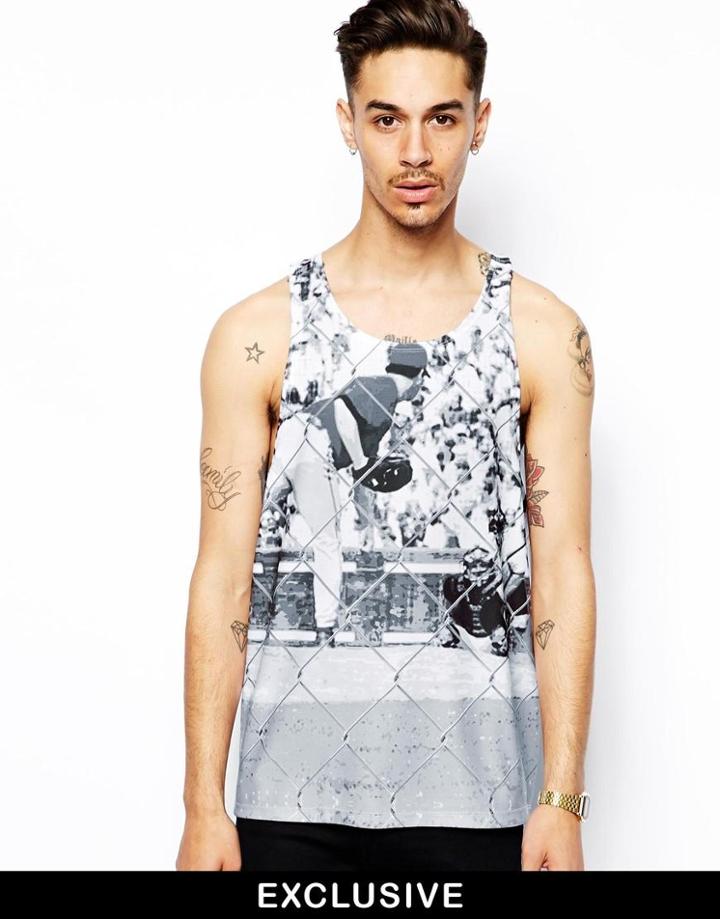 Reclaimed Vintage Ltd Edition Tank With Baller Print
