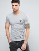 Devote T-shirt In Gray With Logo - Gray