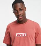 Levi's Relaxed Fit T-shirt In Pink With Chest Boxtab Logo Exclusive To Asos