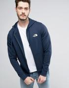 The North Face Open Gate Hoodie Zipthru Light In Navy - Navy