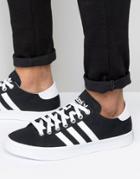 Adidas Originals Court Vantage Sneakers In Black - Black