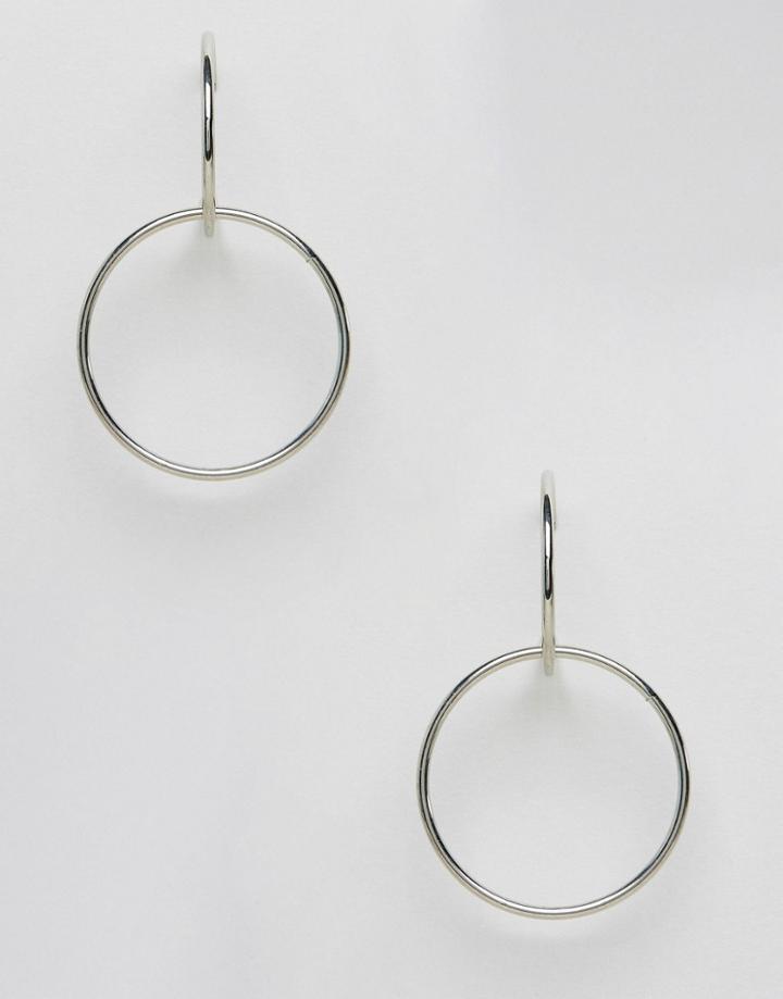 Aldo Ocielle Double Hoop Earrings - Silver
