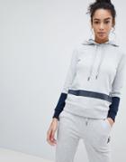 Armani Exchange Ax Color Block Stripe Hoody - Gray