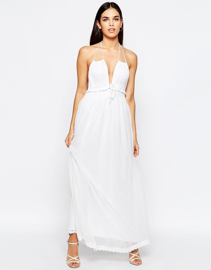 Tfnc Maxi Sun Dress - White