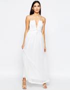Tfnc Maxi Sun Dress - White
