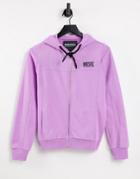 Diesel Victorial Zip Up Sweat In Purple - Part Of A Set