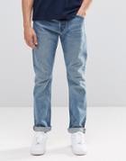 Weekday Common Straight Jeans Instant Blue - Blue