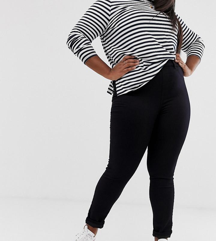 New Look Curve 5 Pocket Jegging In Black