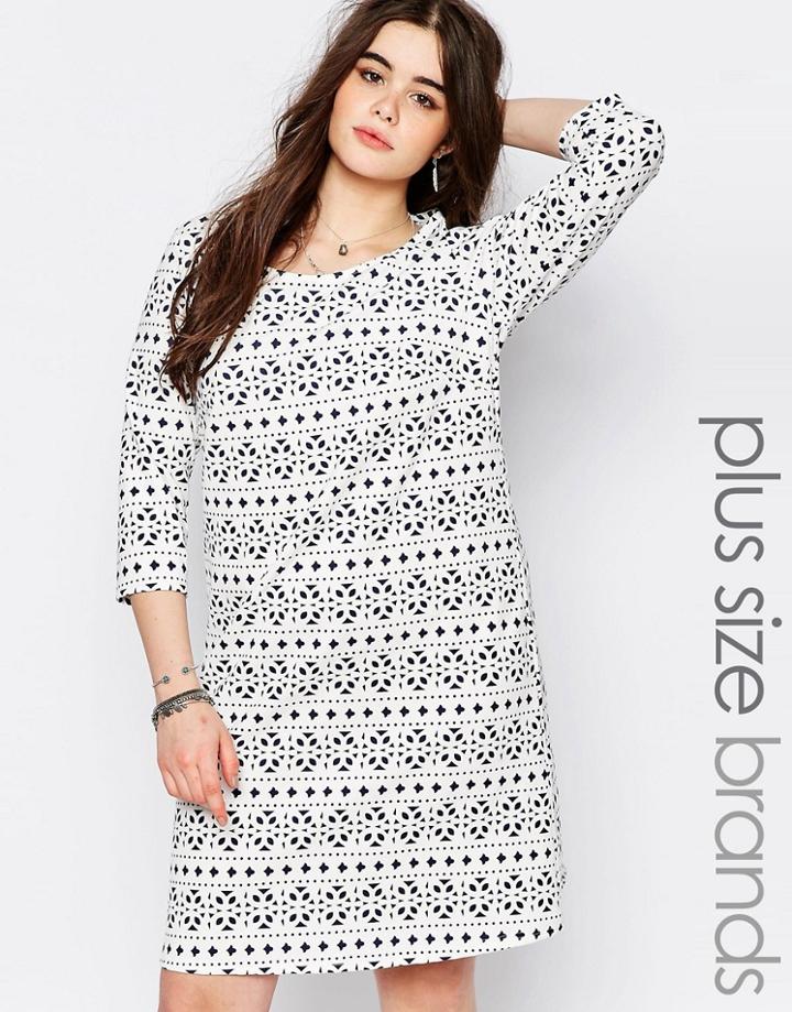 Junarose Printed Shift Dress - Multi