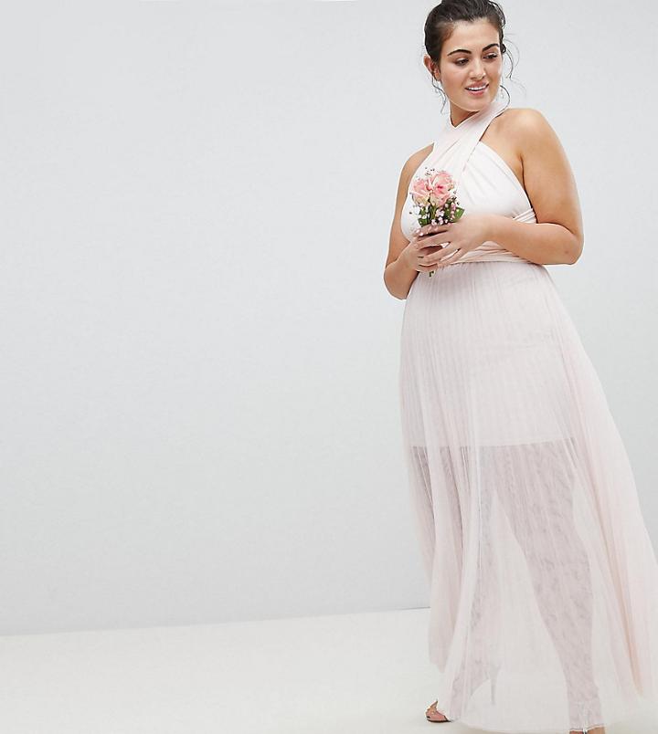 Coast Plus Corwin Multi Tie Maxi Dress - Pink
