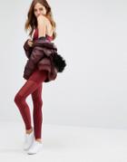 Varley Sycamore Burgundy Legging - Red