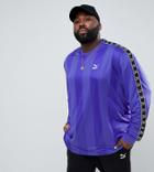 Puma Plus Long Sleeve Tape Soccer Top In Purple Exclusive To Asos - Purple