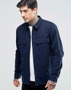 Another Influence Chest Pocket Shirt - Navy