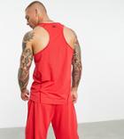 Hiit Mesh Training Tank Top In Red