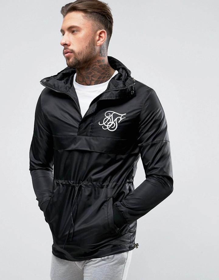 Siksilk Overhead Jacket In Black - Black