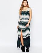 Diya Maxi Dress With Crochet Straps And Tie Waist