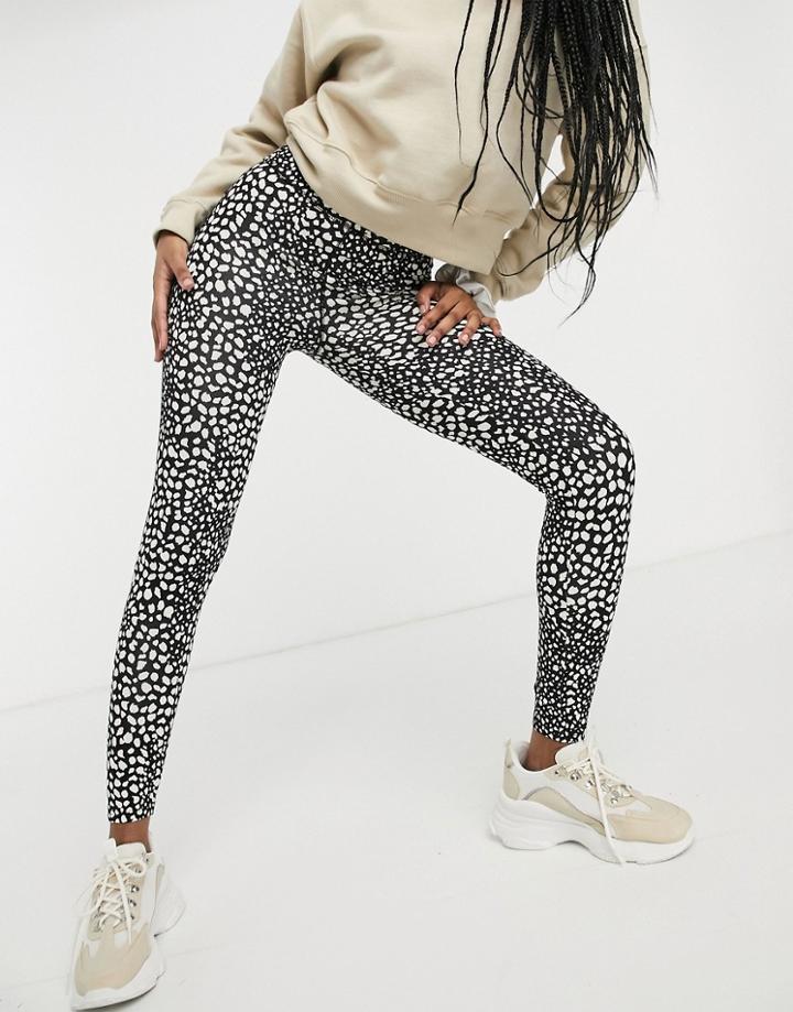 Miss Selfridge Leggings In Animal Print-multi
