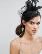 Vixen Fascinator Hat - Black
