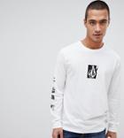 Volcom Long Sleeve T Shirt In White - White