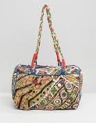 Raga Small Bag With Braided Handles - Multi