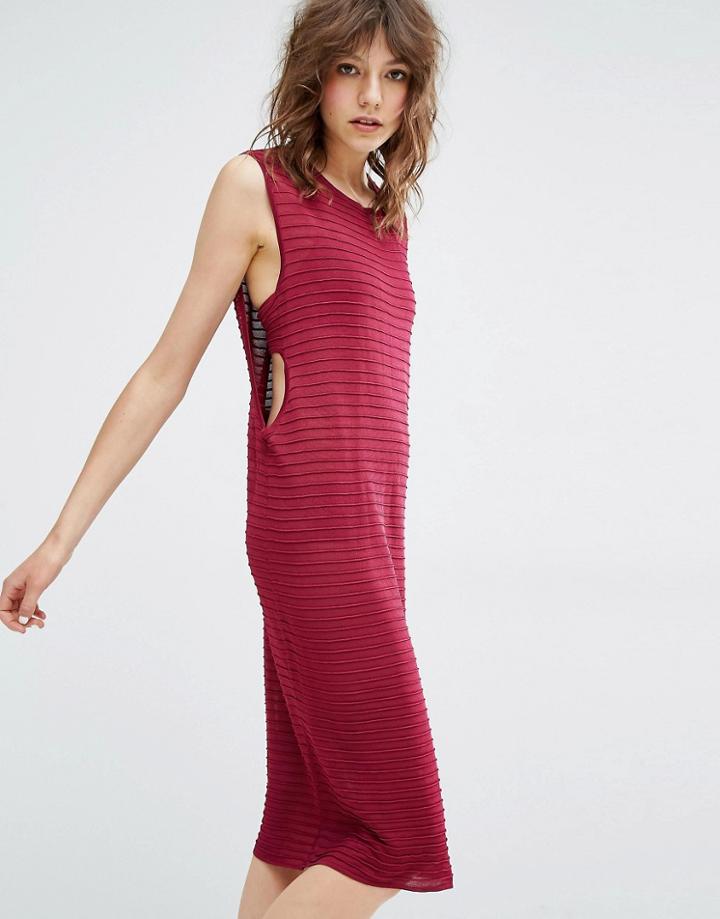Samsoe & Samsoe Jill Knitted Dress - Red