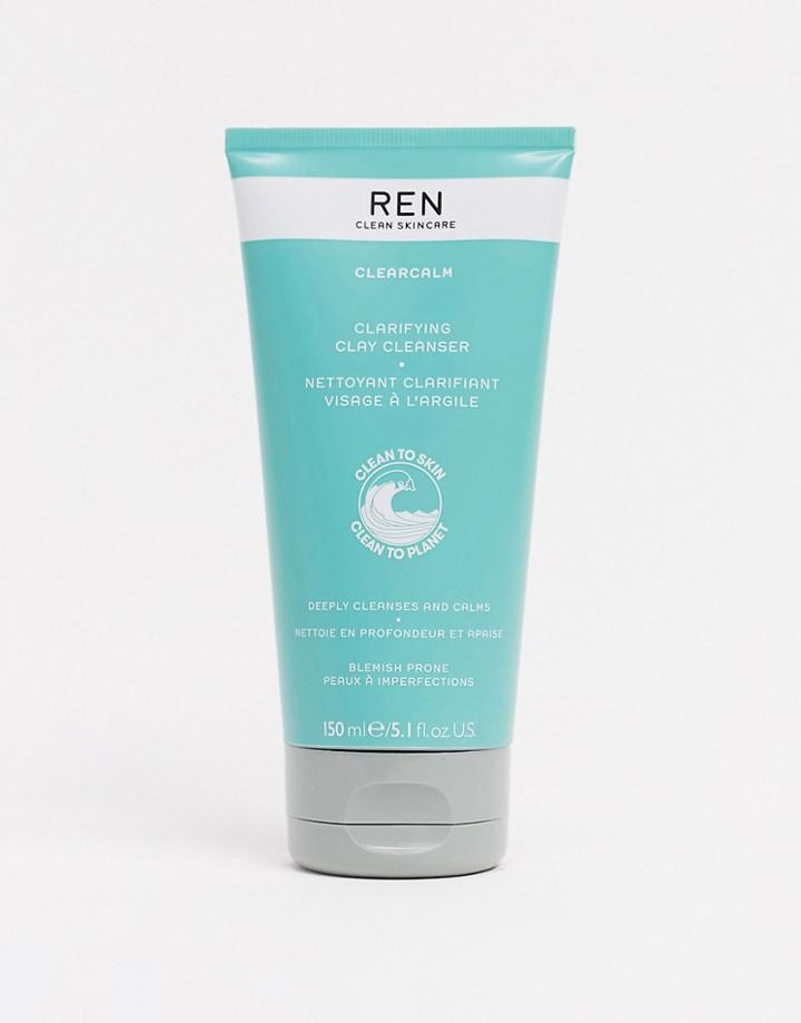 Ren Clean Skincare Clearcalm 3 Clarifying Clay Cleanser 5.1 Fl Oz-no Color