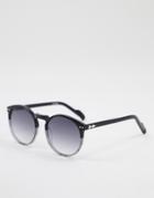 Spitfire Cut Eighteen Unisex Round Sunglasses In Brown With Brown Lens