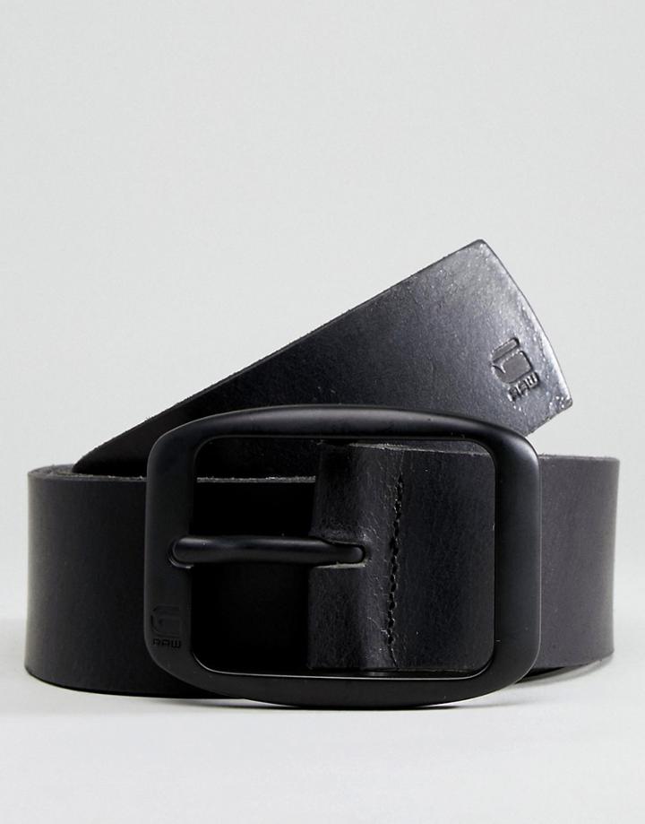 G-star Ladd Cuba Leather Belt - Black