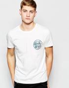 Jack & Jones T-shirt With Chest Logo Print - Cloud Dancer
