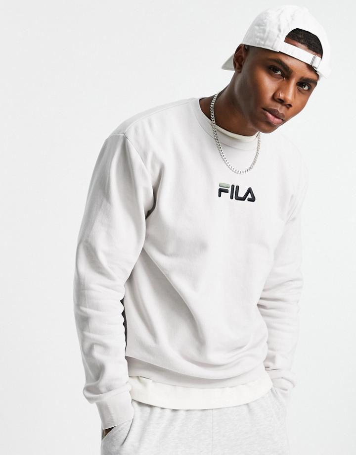 Fila Sweatshirt With Logo In Gray-grey