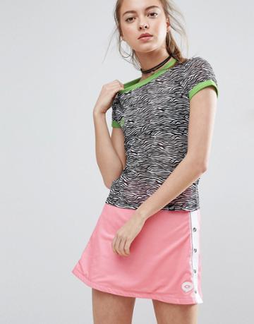 Illustrated People Mesh T-shirt - Black