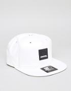 Starter Snapback Cap Black Label With Ripstop Visor - White