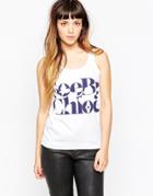 See By Chloe Logo Tank - White