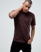 Jack & Jones Premium Slim Slub T-shirt - Red