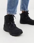 Merrell Snowbound Mid Waterproof Hiking Boots In Black - Black
