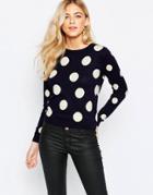 Oasis Spot Intarsia Sweater - Multi