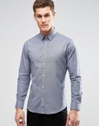 Esprit Long Sleeve Shirt In Regular Fit - Navy