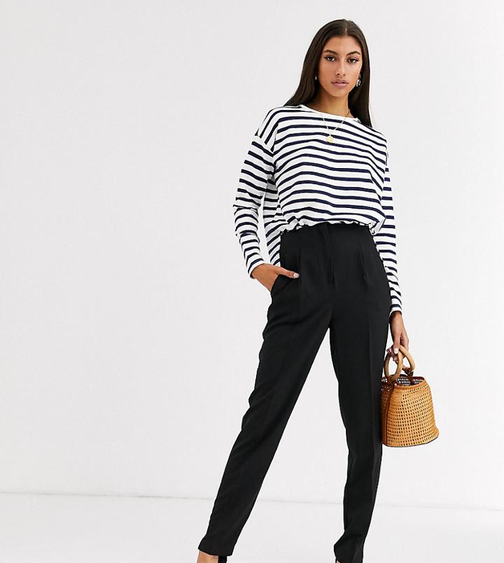 Asos Design Tall Mix & Match Cigarette Pants-black