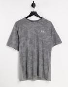 Under Armour Streaker 2.0 T-shirt In Gray Camo-grey