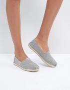 Toms Vegan Canvas Role Sole Espadrilles In Drizzle Gray-grey