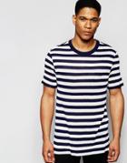 Asos Loungewear T-shirt In Knitted Stripe
