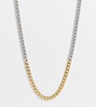 Designb Mix Metal Curb Chain Necklace In Multi - Exclusive To Asos-silver