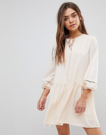 After Market Smock Dress - Cream