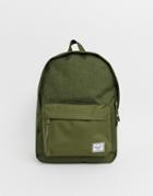 Herschel Supply Co Classic 24l Backpack In Crosshatch Khaki - Green